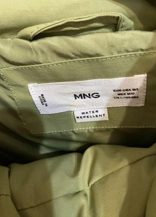 Куртка mango water repellent р. л6 фото