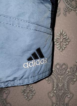 Женская спортивная куртка ветровка кофта синяя голубая adidas винтаж3 фото