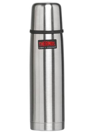 Термос для напитков с чашей 0.75 литров thermos "light&compact" (150052) нержавеющая сталь