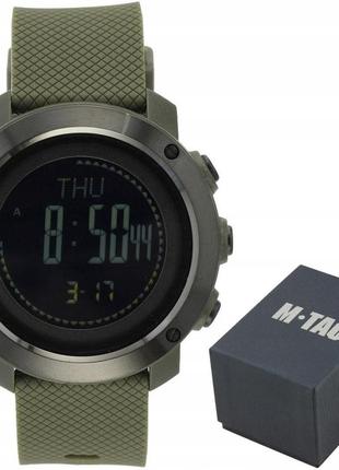 Профессиональные тактические часы с компасом ,19 функций m-tac "adventure tactical" (50004001) olive