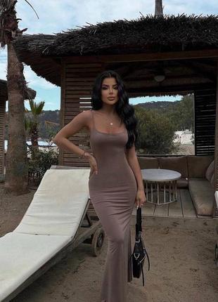 4 кольори! базова слім сукня максі, облягаюча, приталена, плаття, чорна, сіра, біла,...