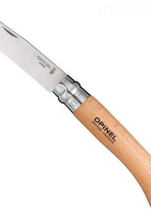 Кухонний ніж універсальний ніж opinel "inox natural no.10" (123100) нержавіюча сталь