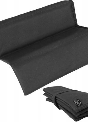 Складаний килимок для сидіння з піною ева 35x30x1см mfh (31765a) black