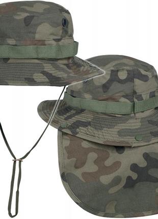 Тактична панама із захистом для шиї helikon-tex "boonie hat" (ka-bon-pr-04) розмір l "58 см"