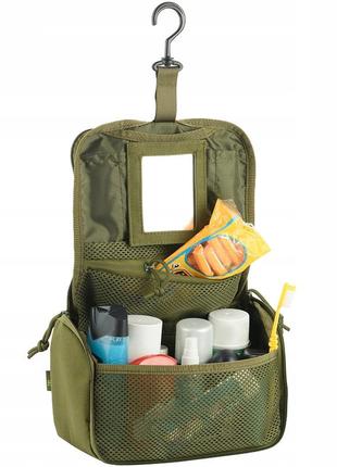 Универсальная косметическая сумка для туалетных принадлежностей с зеркалом m-tac (10127001) olive7 фото