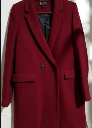 Шерстяное женское пальто zara