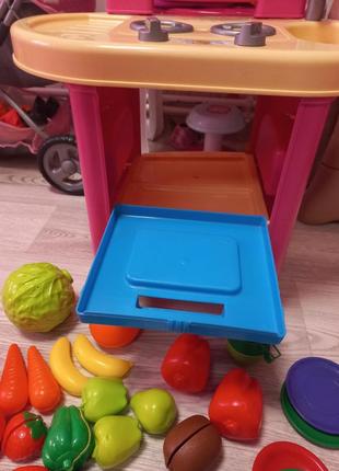 Кухня для детей,овощи,посуда4 фото