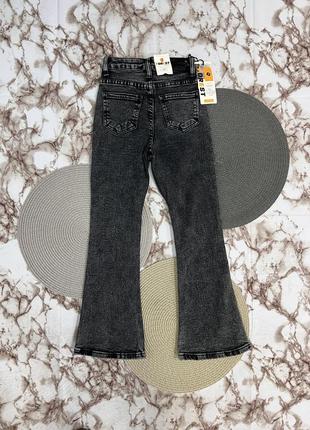 Джинси кльош кльошні джинси штани на дівчинку 134, 140, 146, 152, 158, 164 см.2 фото
