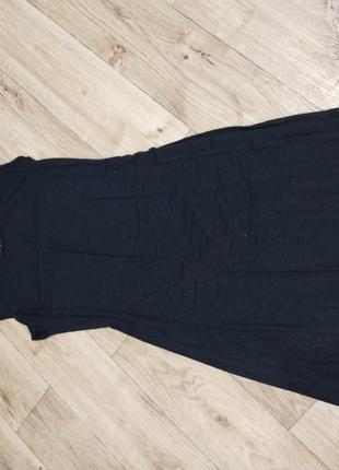 Черное платье со вставкой сетка2 фото