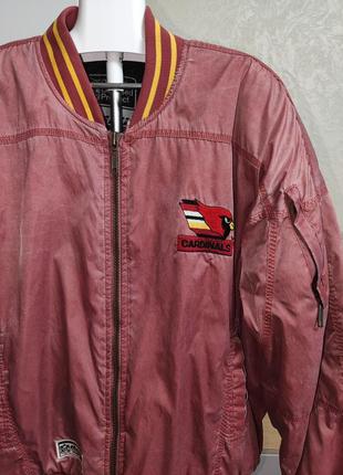 Вінтажний рідкісний бомбер campri nfl phoenix cardinals bomber 80/90s3 фото