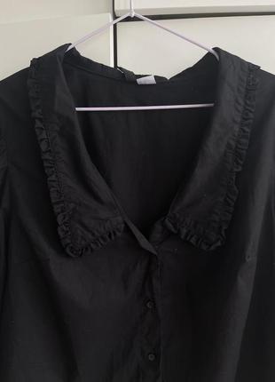 Стильна блуза з комірцем h&m, блузка hm, кофта, кофтинка, сорочка3 фото
