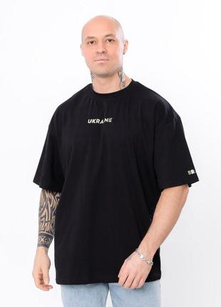 Патриотическая мужская черная футболка оверсайз с патриотическим принтомsignaine,футболка фемили лук3 фото
