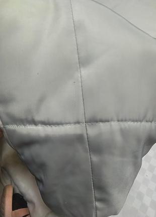 Коротка демісезонна курточка оверсайз для підлітка на 13-15 років7 фото
