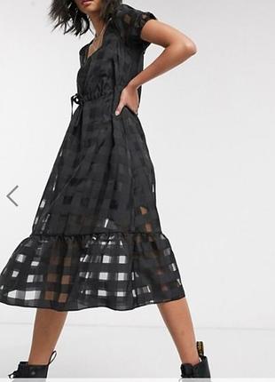 Платье из органзы reclaimed vintage