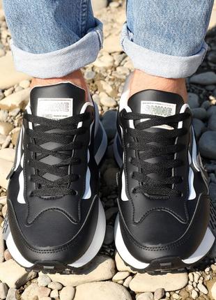 Кроссовки мужские черные5 фото