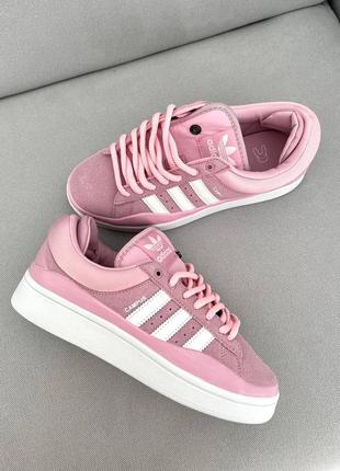 Женские кроссовки adidas campus x bad bunny люкс качество
