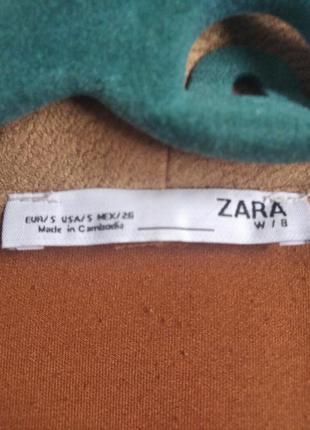 Пальто плащ кардиган накидка zara5 фото