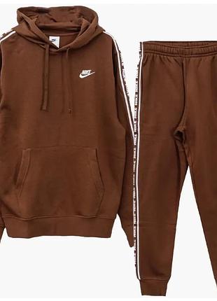 Спортивный костюм мужской sign nike club flc gx hd trk suit (fb7296-259) оригинал