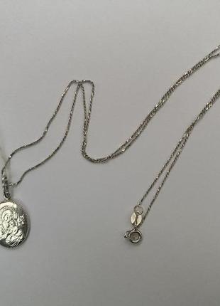 Серебряный кулон ладанка мать божа, 2,8см, 925проба, в разы дешевле ювелирки!3 фото