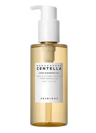 Гидрофильное масло skin1004 madagascar centella light cleansing oil 200 мл