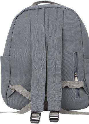 Рюкзак lesko 81227 gray 20l з кишенею для ноутбука підлітковий сірий3 фото