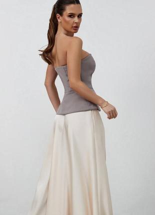 Накладной платеж ❤ сатиновая юбка длинная макси пышно3 фото