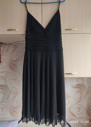 Вечернее черное платье1 фото