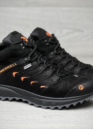 Кроссовки утепленные мужские merrell dragon skin winter black7 фото