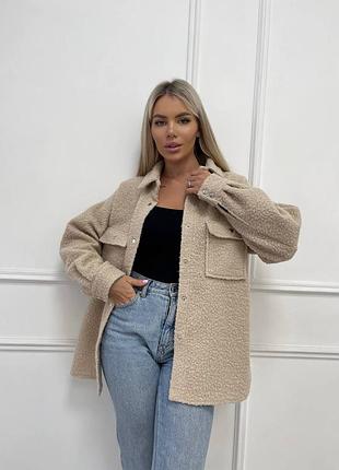 Рубашка шерсть букле 3