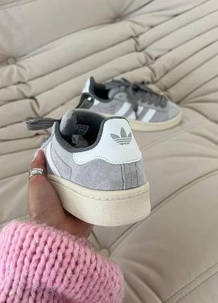 Классные женские кроссовки adidas campus 00s grey серые4 фото