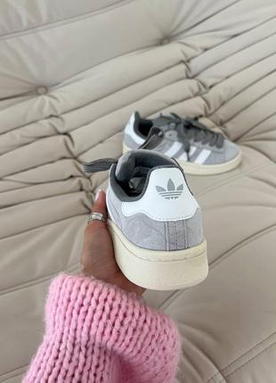 Классные женские кроссовки adidas campus 00s grey серые8 фото