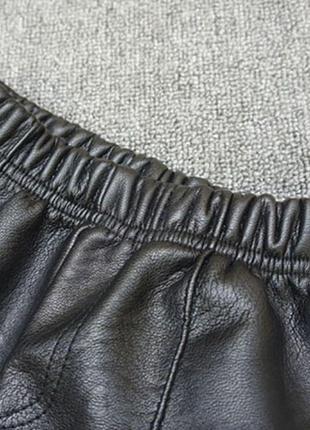 Брюки лосины брюки имитация кожа утепленные!!2 фото