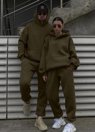 Family look 👌парный костюм оверсайз на флисе👌лидер продаж 👌