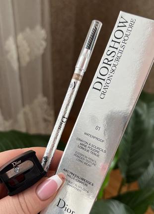 Карандаш для бровей dior diorshow crayon sourcils poudre6 фото