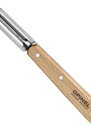 Кухонный нож - овощечистка для овощей и фруктов opinel (опинель) no.115 "essentiels" (001928) natural