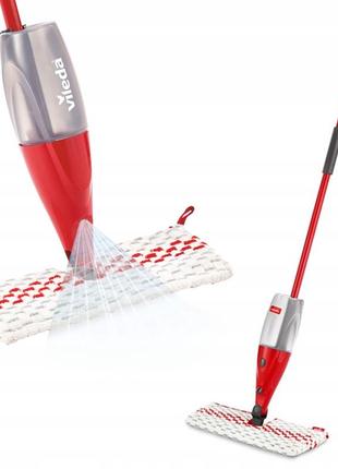 Швабра для влажной уборки с вращающуюся головкой и распылителем 600 мл vileda "1-2...