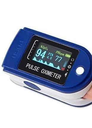 Пульсометр электронный на палец пульсоксиметр pulse oximeter lk 871 фото