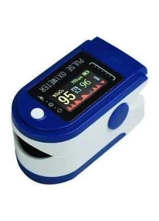 Пульсометр електронний на палець пульсоксиметр pulse oximeter lk 875 фото