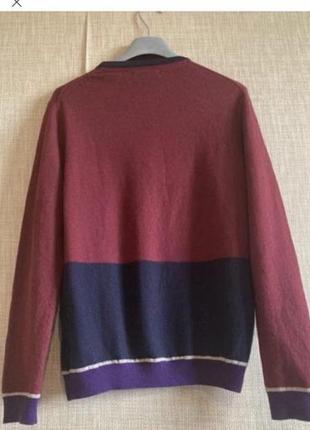 Бордовый шерстяной свитер2 фото