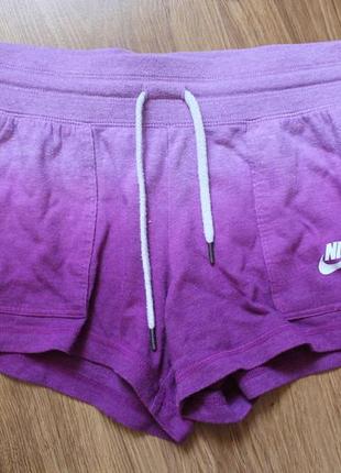 В ярких тонах хлопковые шорты с карманами летний сезон nike gym vintage short-dipdye1 фото