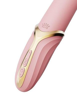 Вибратор zalo – eve sakura pink, вибрация + ротация, имитация язычка, подогрев до 39 °c 7