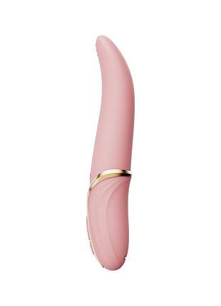 Вибратор zalo – eve sakura pink, вибрация + ротация, имитация язычка, подогрев до 39 °c 2