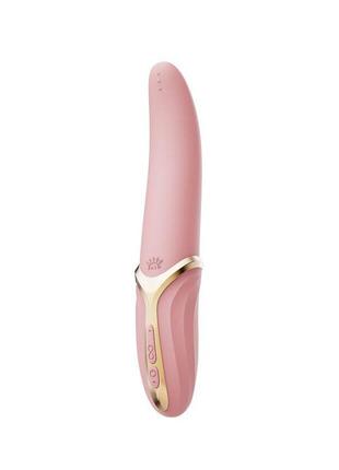 Вибратор zalo – eve sakura pink, вибрация + ротация, имитация язычка, подогрев до 39 °c 5