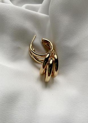 Серьги кольца