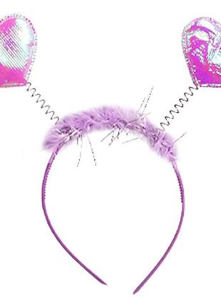 Детский  костюм карнавальный бабочка: крылья, обруч, палочка фиолетовый3 фото
