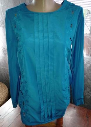 Блуза светло-синего цвета1 фото