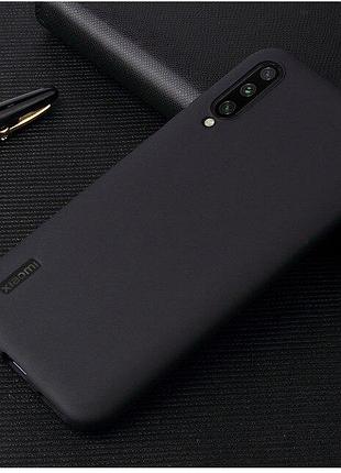 Чехол soft touch для xiaomi mi 9 lite (mi cc9) силикон бампер черный