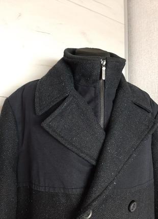 Куртка пальто шерстяное на стеганой подкладке утепленное размер xxl парка8 фото