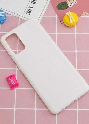 Чехол fiji soft для vivo y12s силикон бампер прозрачный белый