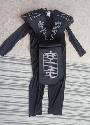 Карнавальный маскарадный костюм самурай ниндзя воин мортал-комбат супергерой